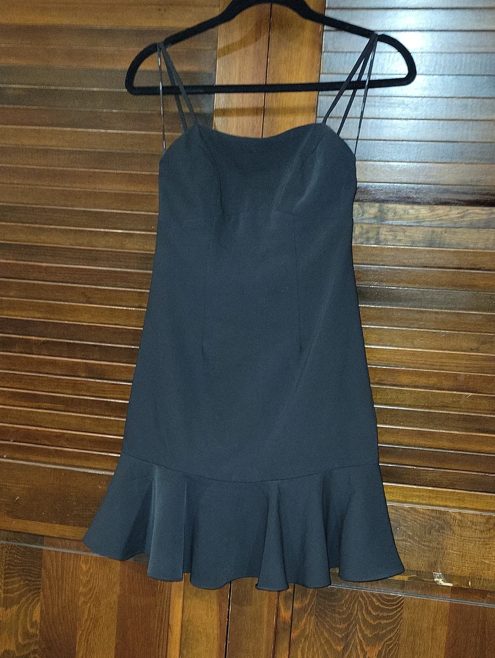 Elliatt Black Mini Dress with Ruffle Hem